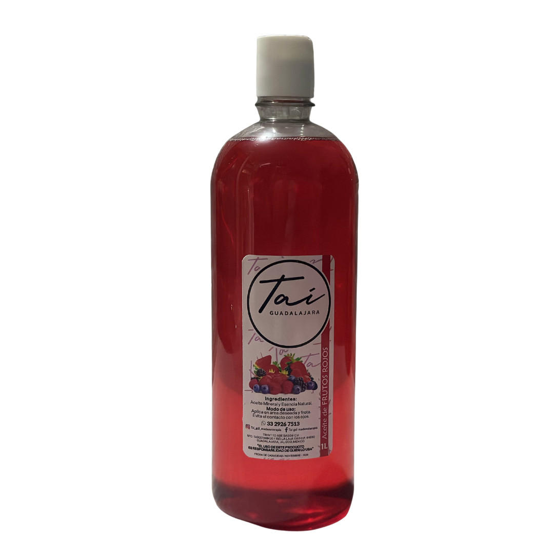 Aceite frutos rojos masaje relajante spa