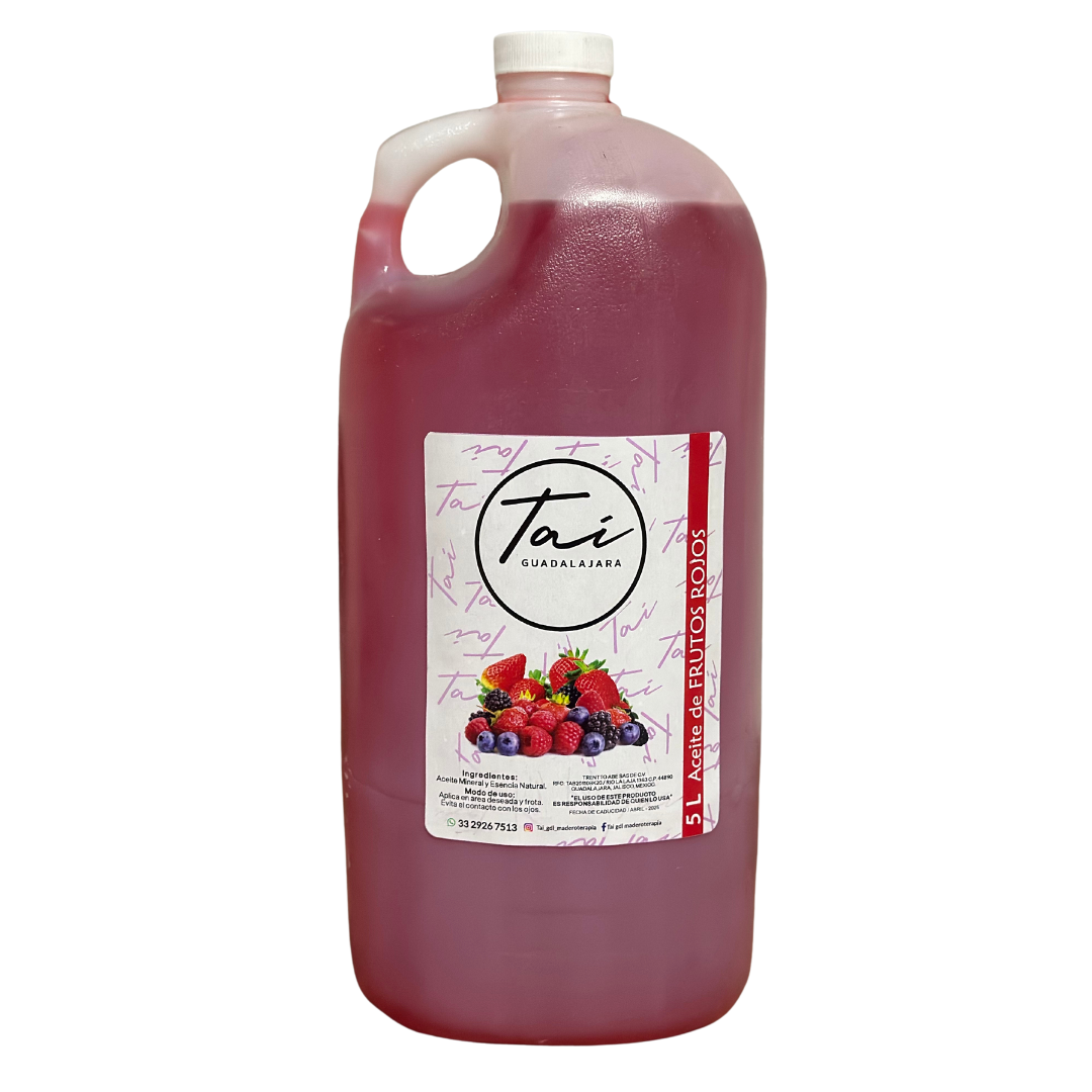 Aceite frutos rojos masaje relajante spa